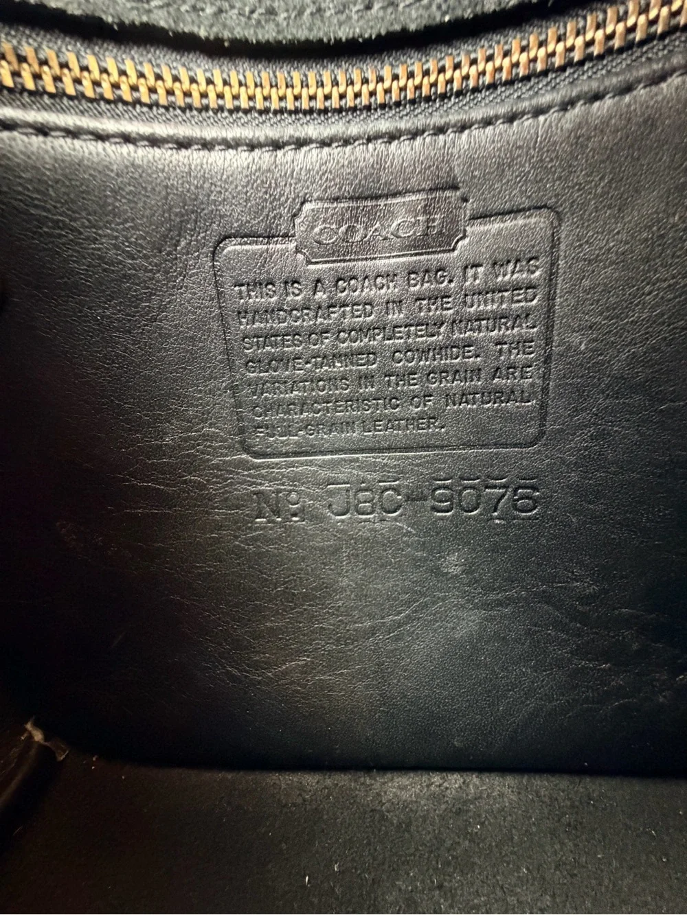 Coach black companion
